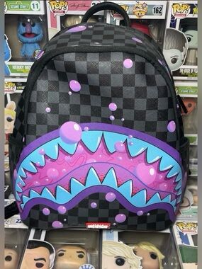 Sprayground Purple Slime Takeover Savage Mini Backpack